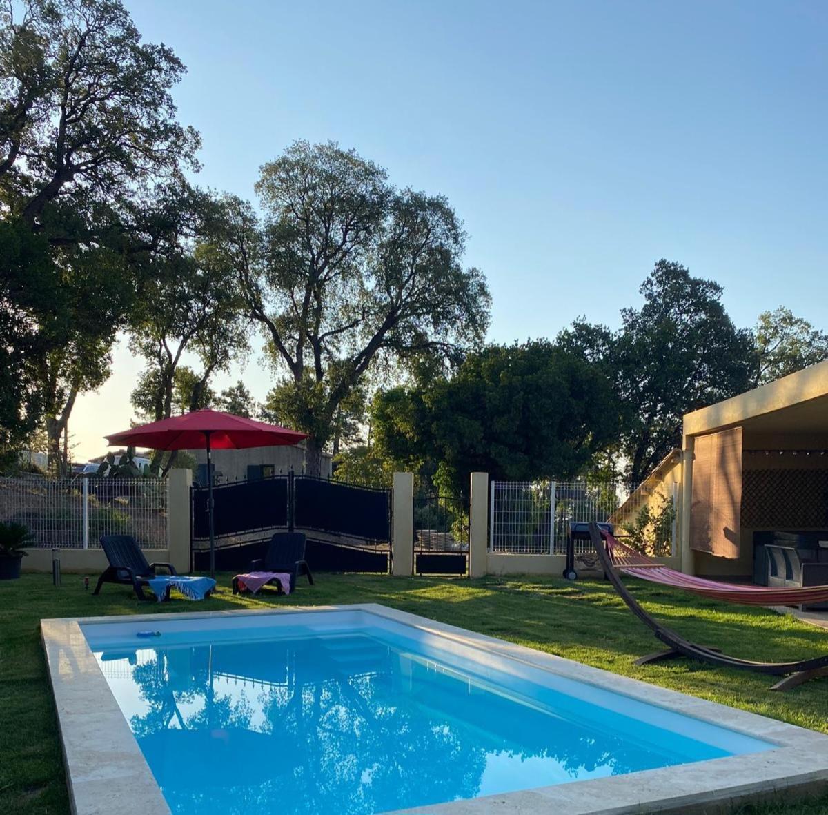 Agreable Rez De Jardin Avec Piscine Et Jacuzzi Daire Cervione Dış mekan fotoğraf